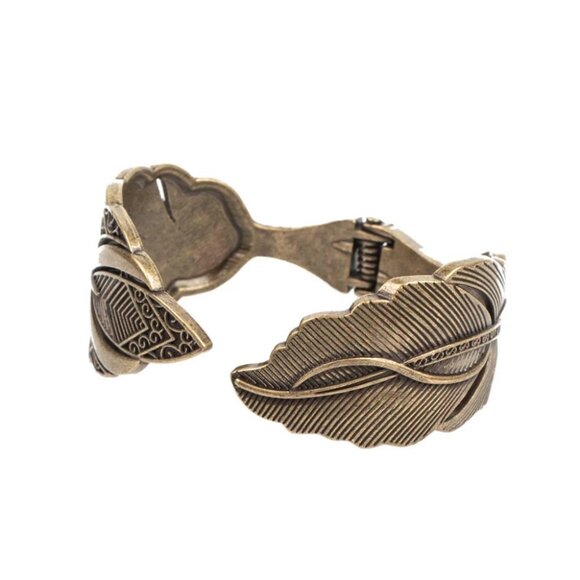 Paparazzi Jewelry Accessories - American Art - Brass Bracelet - Vintage - Picture 4 of 4